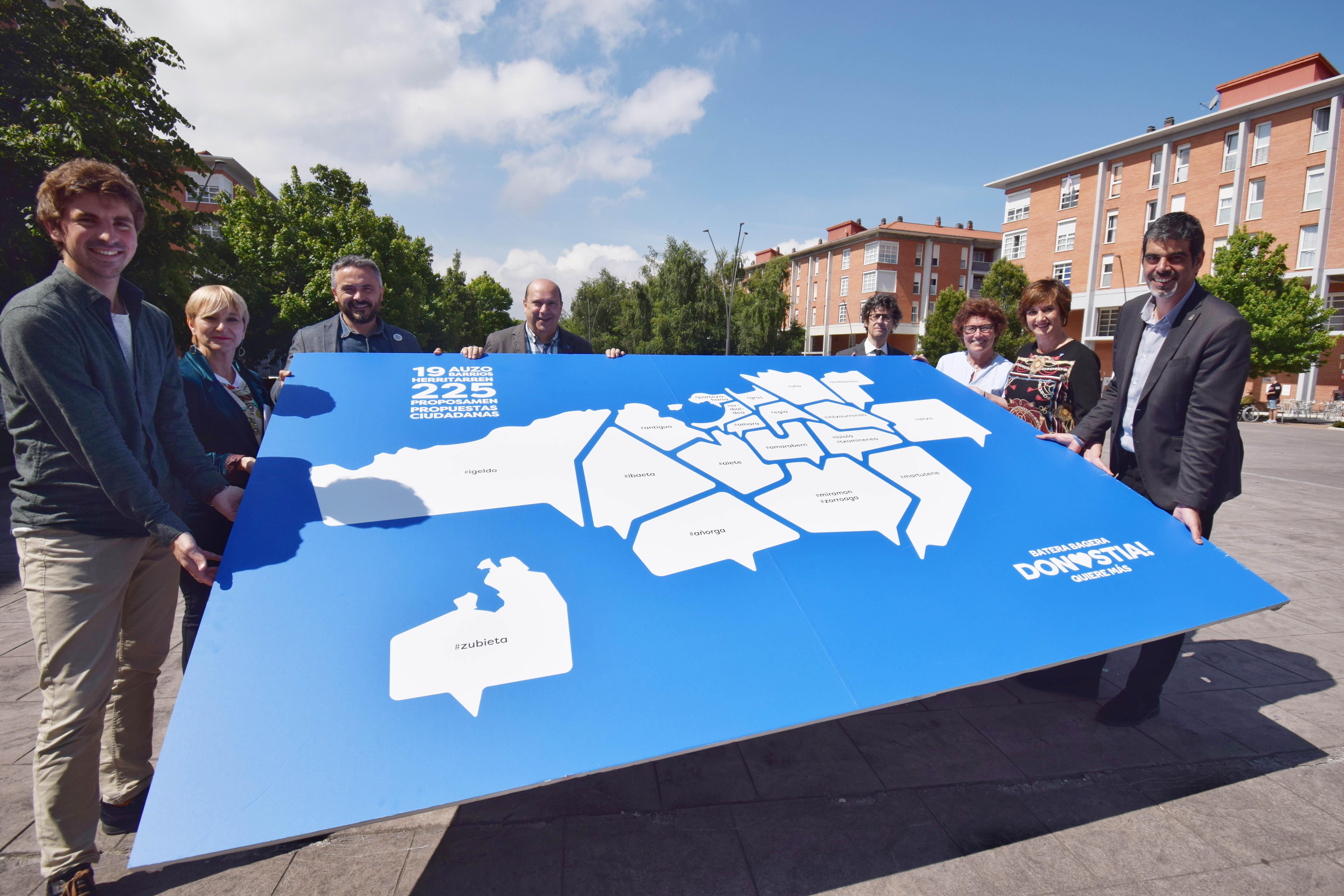 La propuesta que tenemos para San Sebastián integra proyectos estratégicos y el cuidado de los barrios